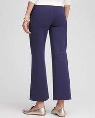 Passport Blue Lightweight Juliet Kick Flare Pants