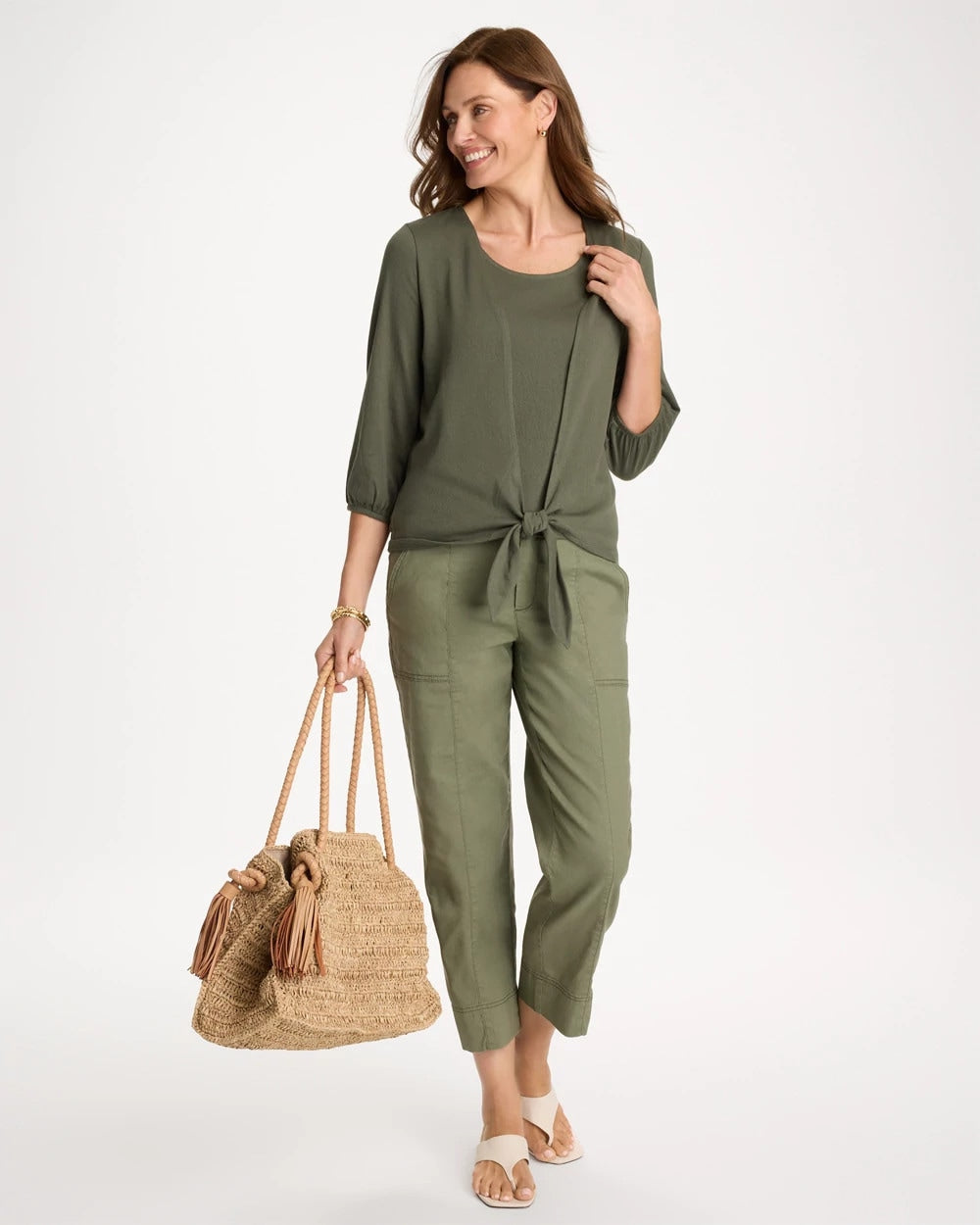 Kelp Forest Knit Gauze Tank