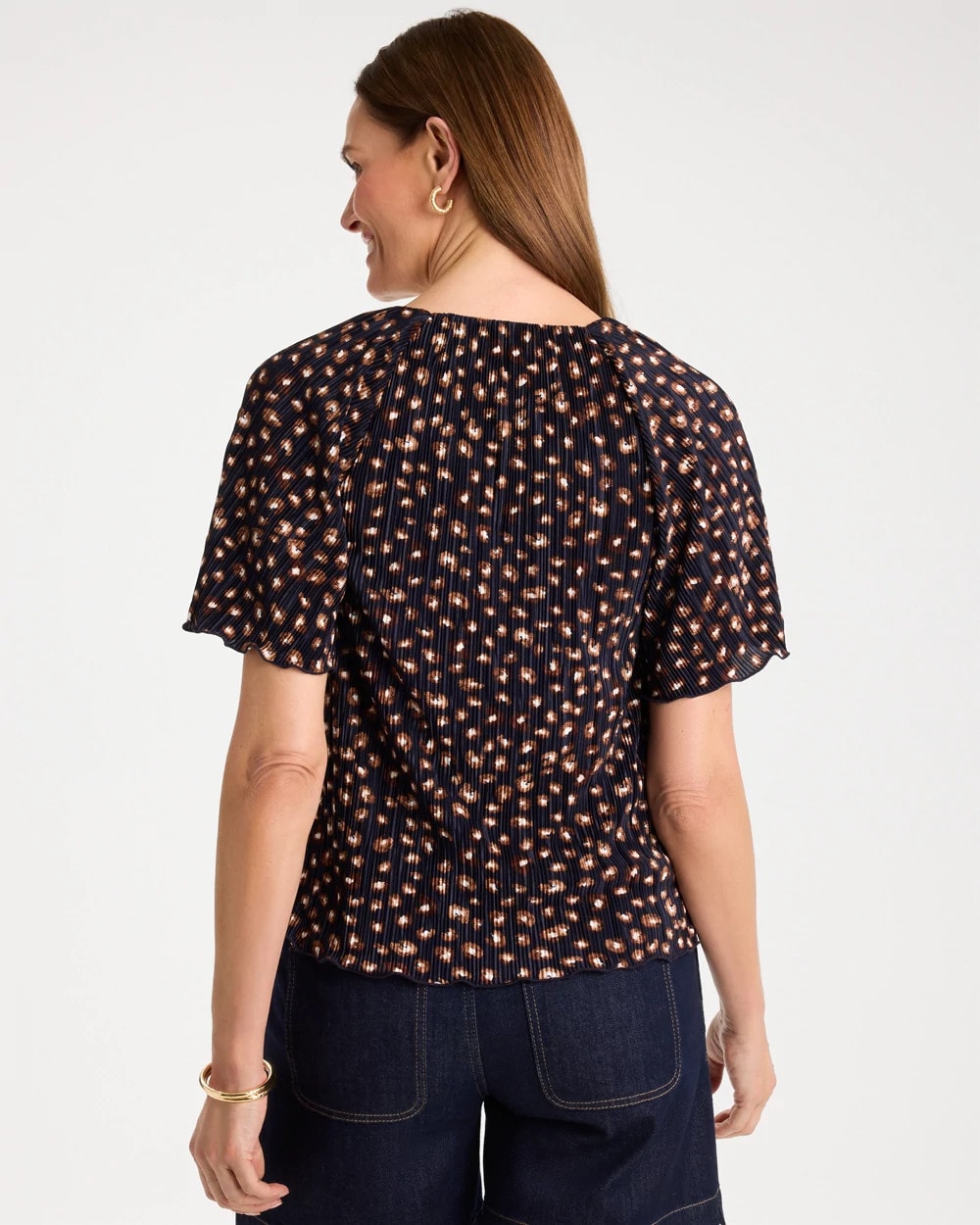 Passport Blue Spotted Bodre Tee