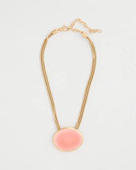 Coral Coral Pendant Necklace