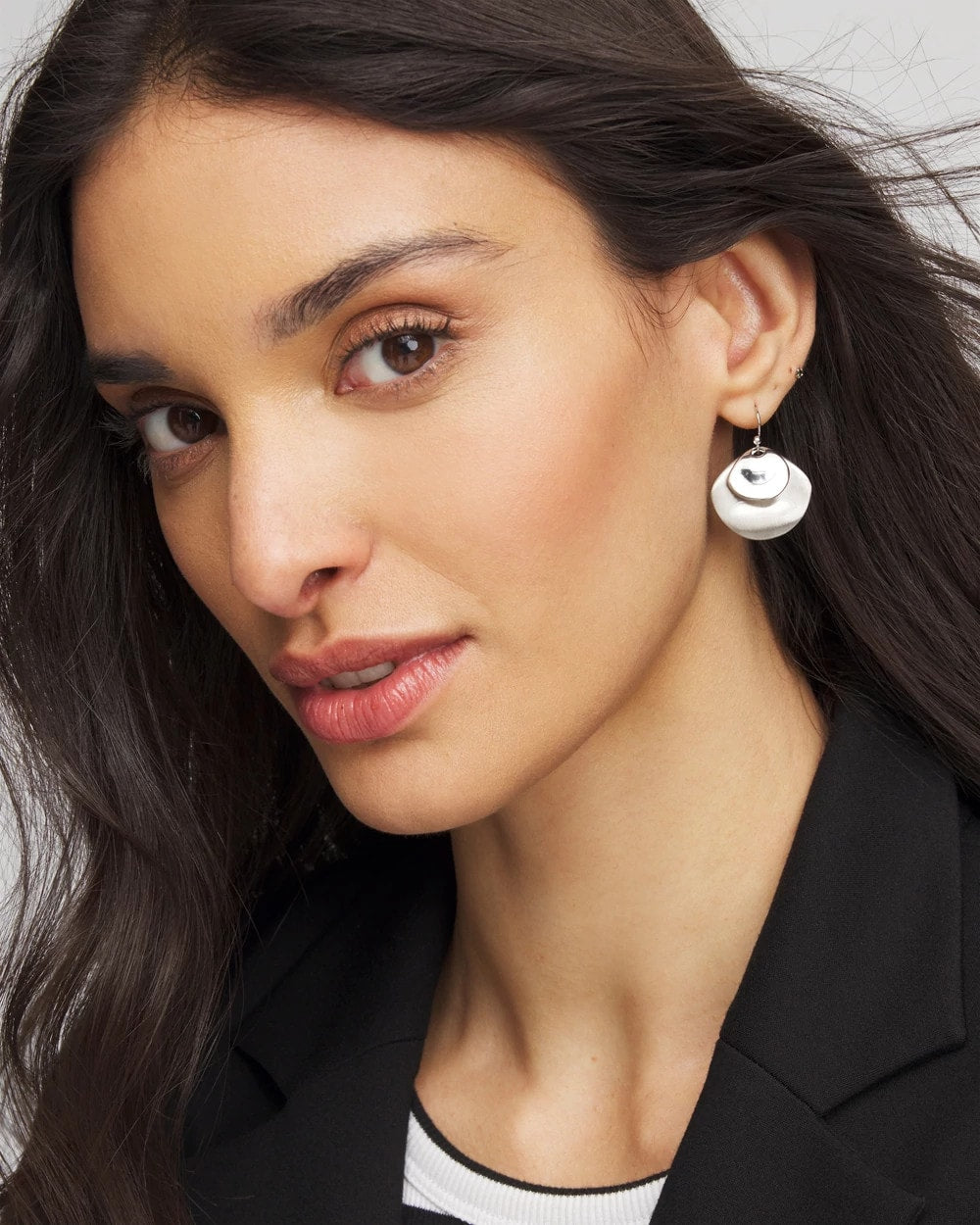 Silver Silver Drop Earrings