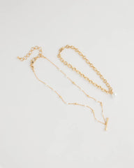 Pearl Toggle Bar Pearl Pendant Necklace