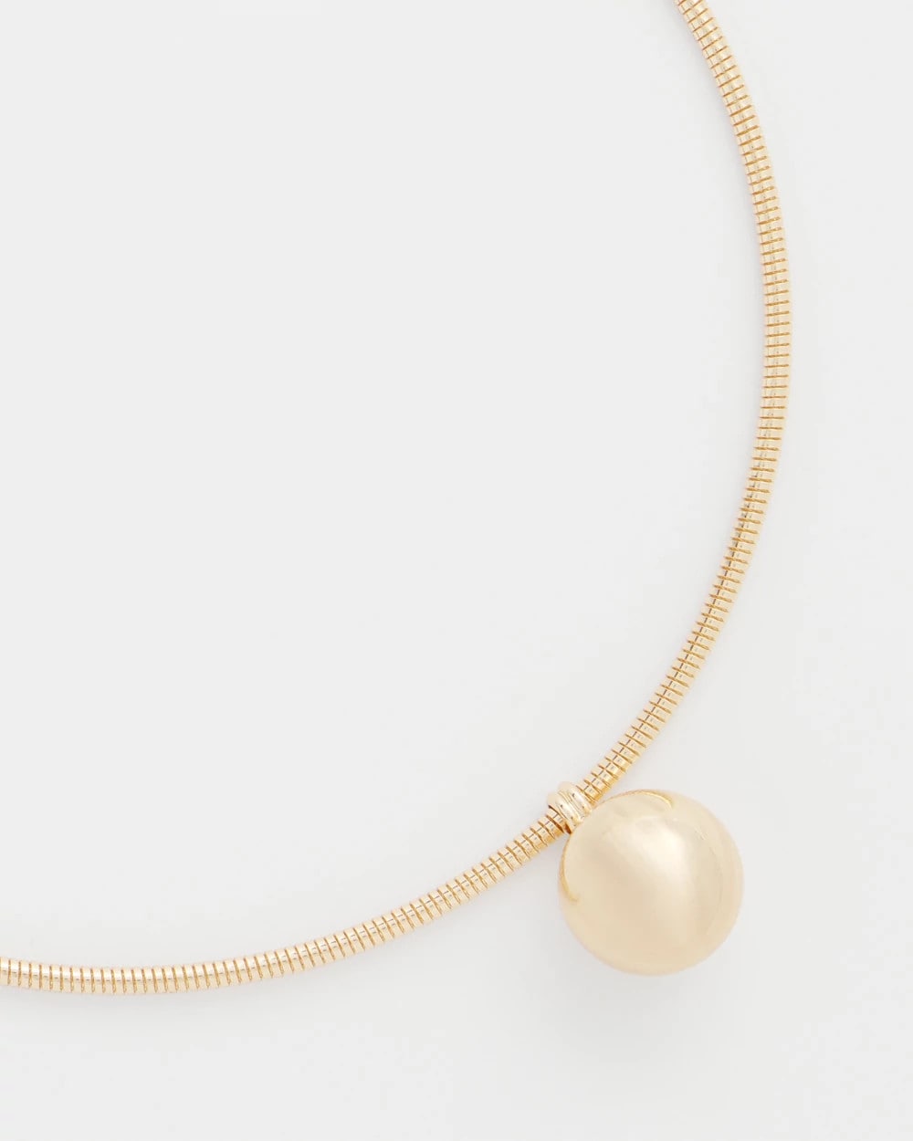 Gold Gold Bead Collar Necklace