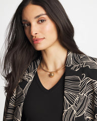 Gold Gold Bead Collar Necklace