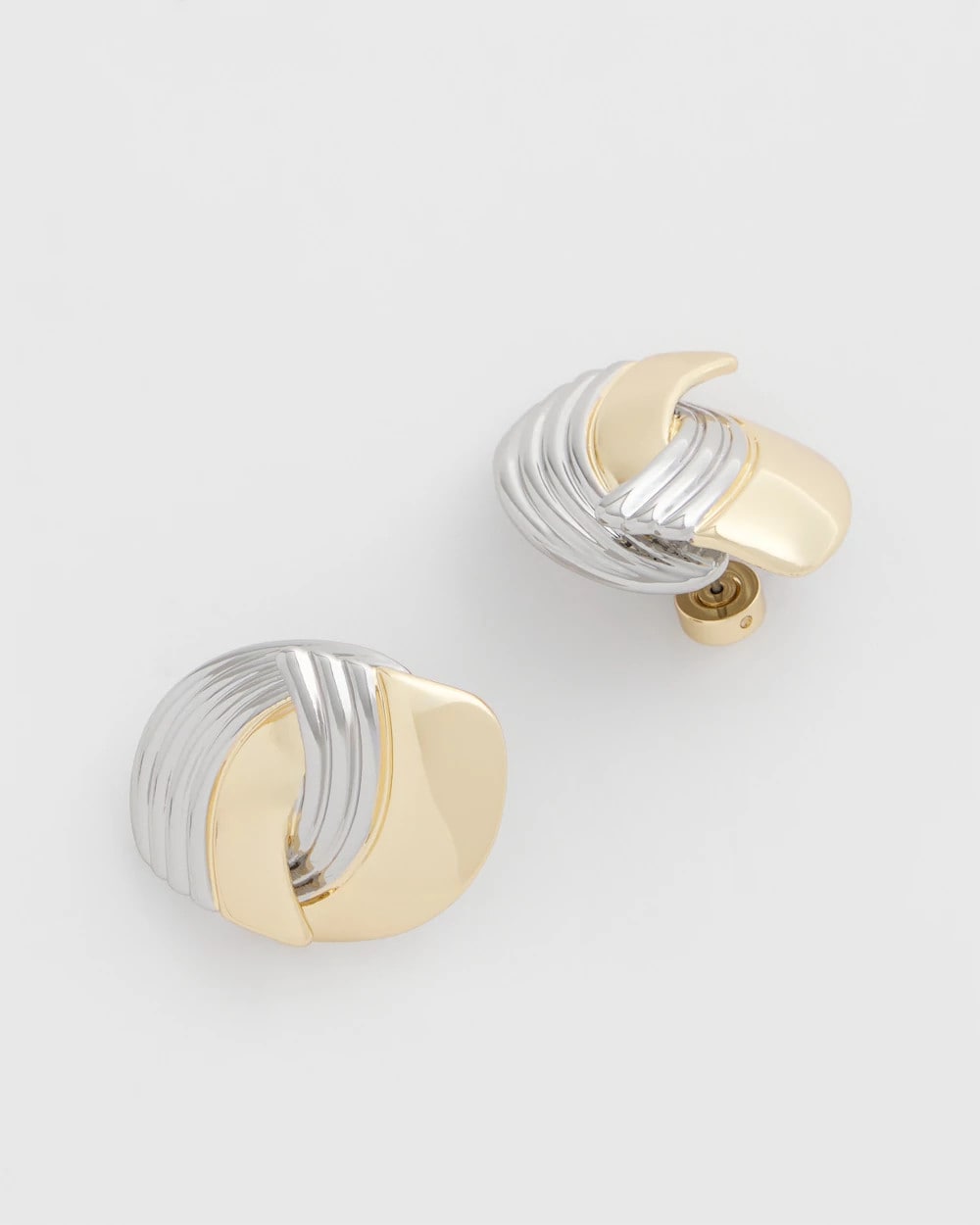 Mixed Metals Mixed Metal Stud Earrings