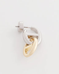 Mixed Metals Mixed Metal Link Earrings
