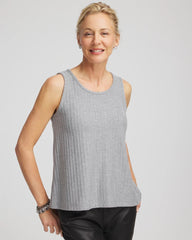 Fog Heather Gray Cozy Tank
