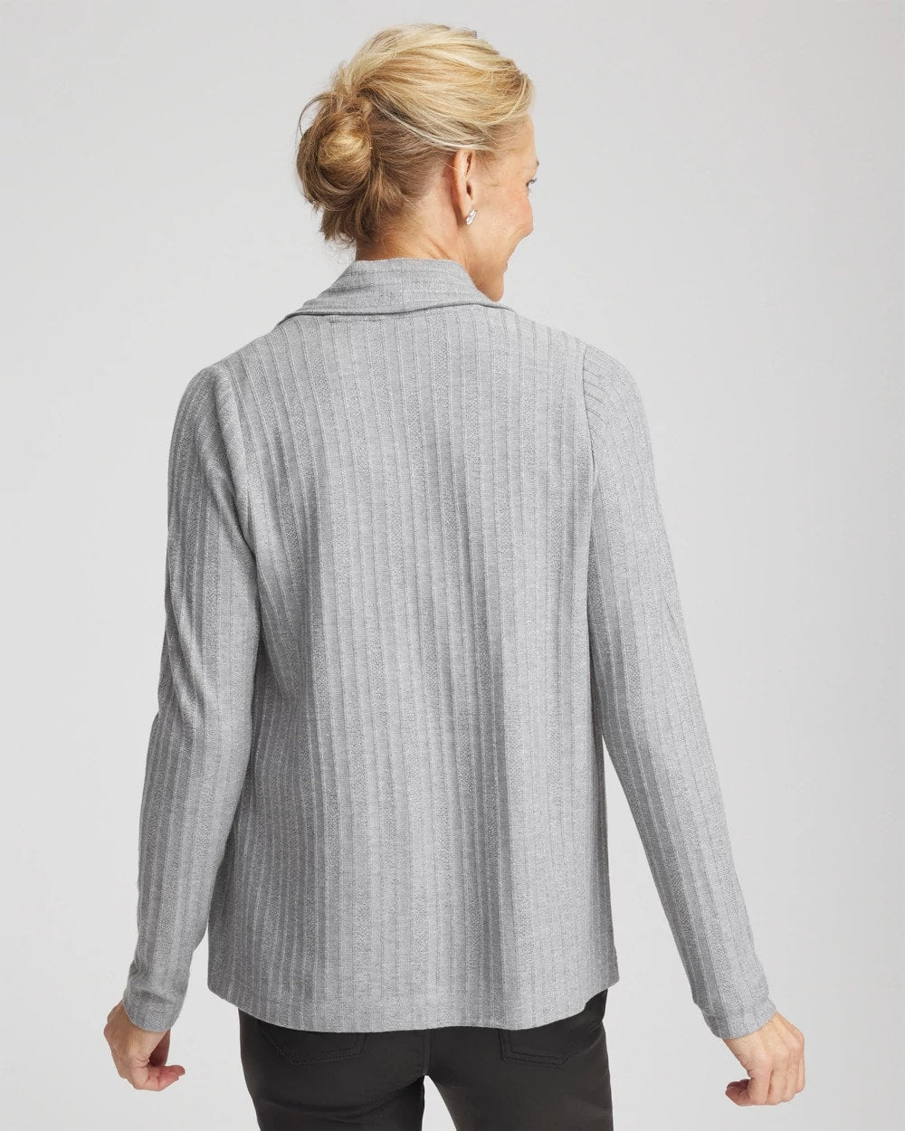 Fog Heather Gray Cozy Cardigan