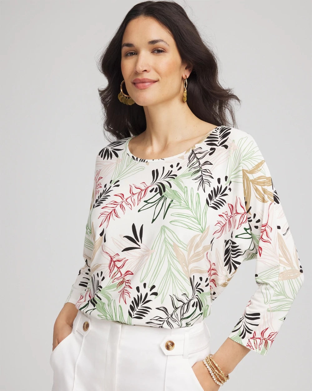 Ecru Touch of Cool™ Tapered Top