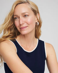 Travelers India Ink Travelers™ Tipped Sweater Shell Tank