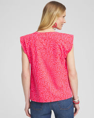 Watermelon Punch Island Tuck Sleeve Tee