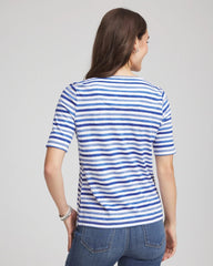 Blue Pearl Slub Short Sleeve Tee