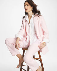 Alabaster Poplin Organza Collared Shirt