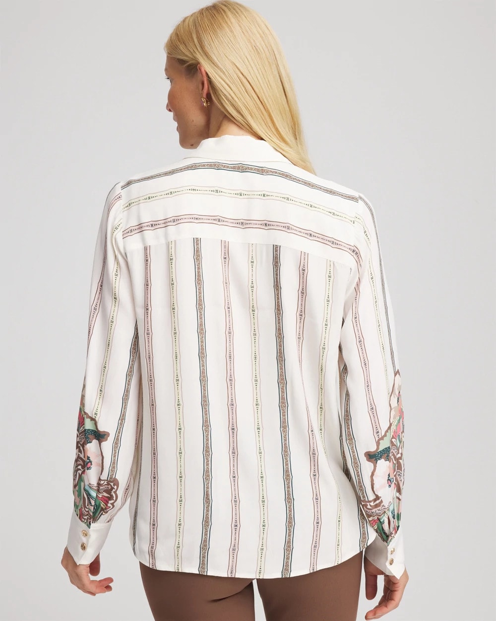 Ecru Silky Classic-Fit Shirt