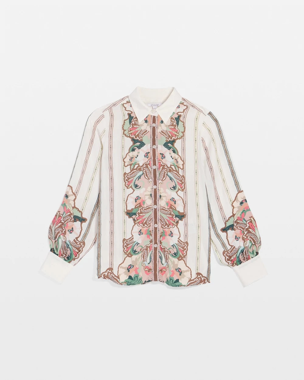 Ecru Silky Classic-Fit Shirt