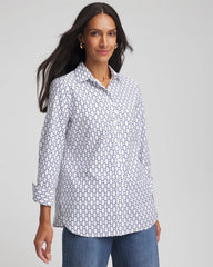 Passport Blue No Iron™  Chain Connection Shirt