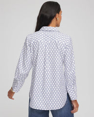 Passport Blue No Iron™  Chain Connection Shirt