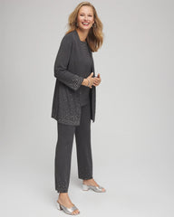 Graphite Gray Travelers™ Rhinestone Cardigan
