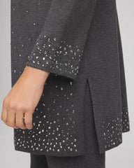 Graphite Gray Travelers™ Rhinestone Cardigan