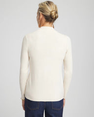 English Cream Ella Mockneck Sweater