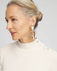 English Cream Ella Mockneck Sweater