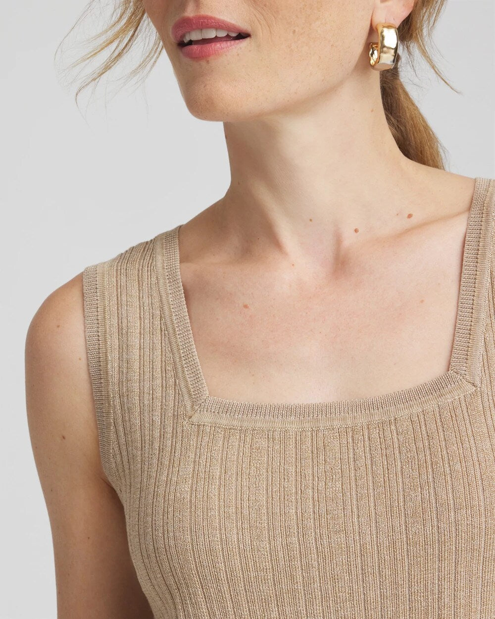 Sycamore Rib Stitch Pullover Tank