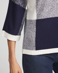Passport Blue Dolman Sleeve Pullover Sweater