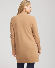 Camel Cashmere Duster Cardigan