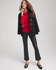 Red Crewneck Cashmere Pullover Sweater