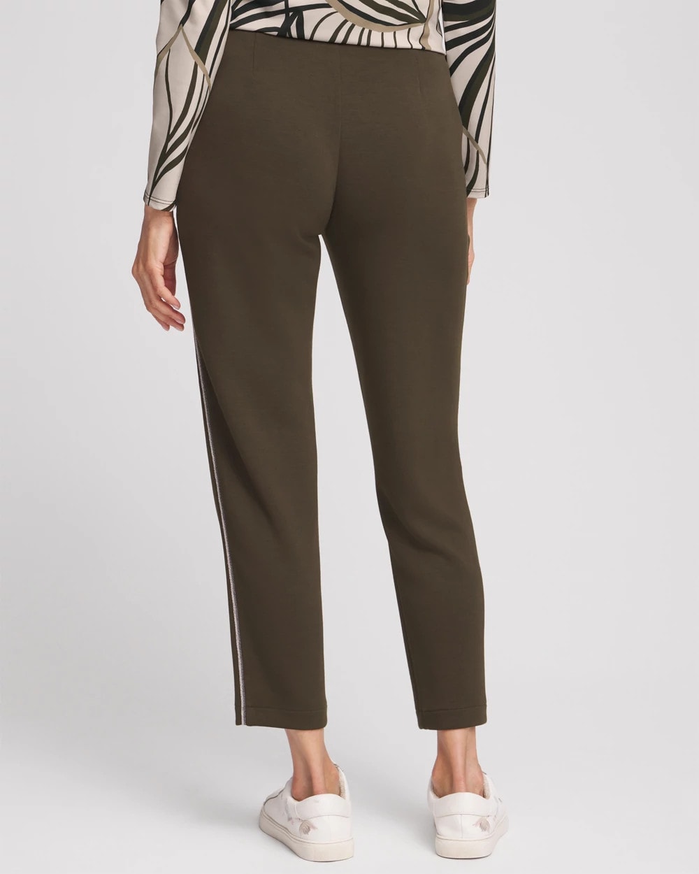 Primordial Forest Zenergy® Caviar Bead Scuba Ankle Pants