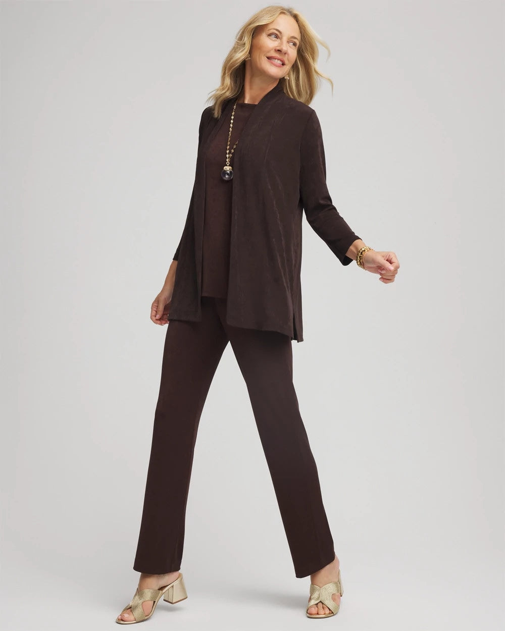 Cocoa Bean Petite Travelers™ No Tummy Pants