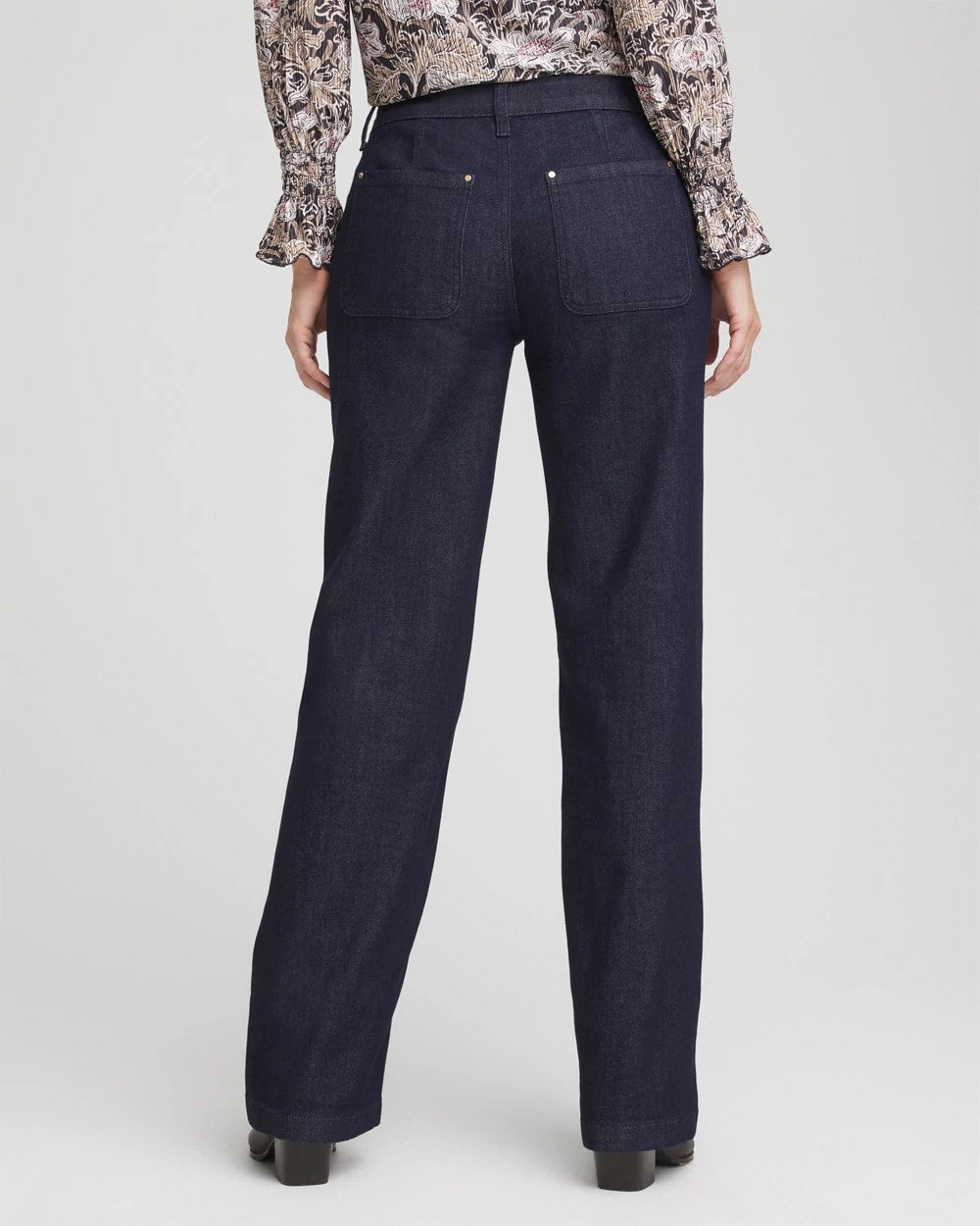 Cedar Rinse High-Rise Trouser Jeans