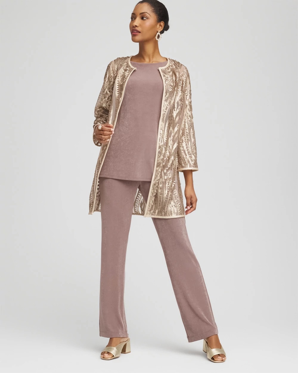 Champagne Travelers™ Collection Champagne Sequins Jacket