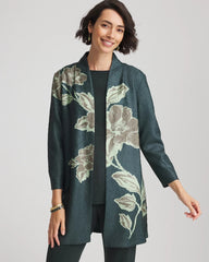 Darkest Spruce Travelers™ Collection Artisanal Crushed Reversible Jacket