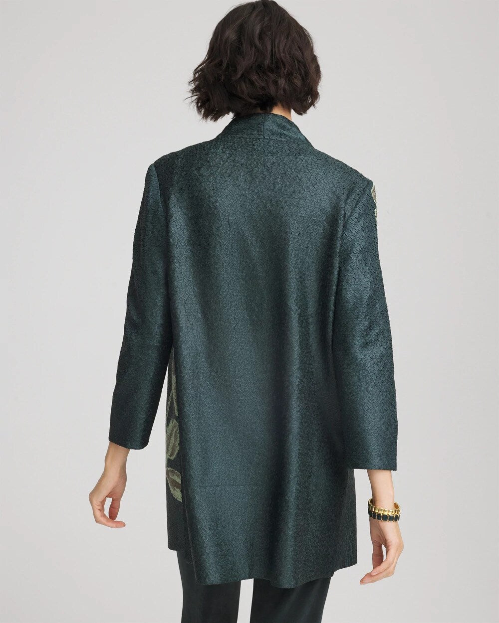 Darkest Spruce Travelers™ Collection Artisanal Crushed Reversible Jacket