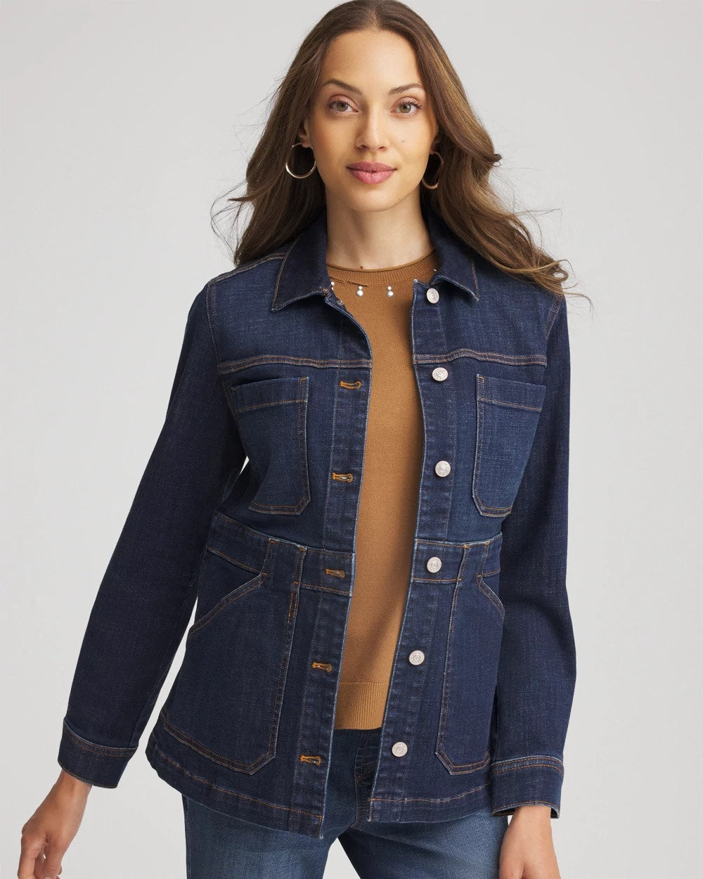 Morning Star Indigo Denim Field Jacket