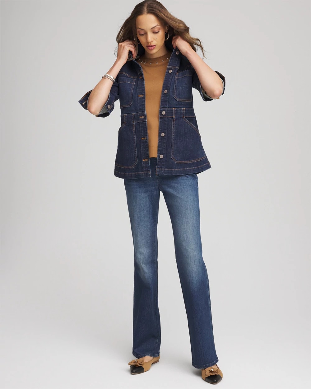 Morning Star Indigo Denim Field Jacket