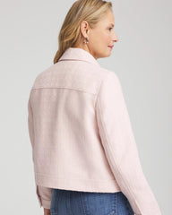 Blushed Boucle Casual Jacket