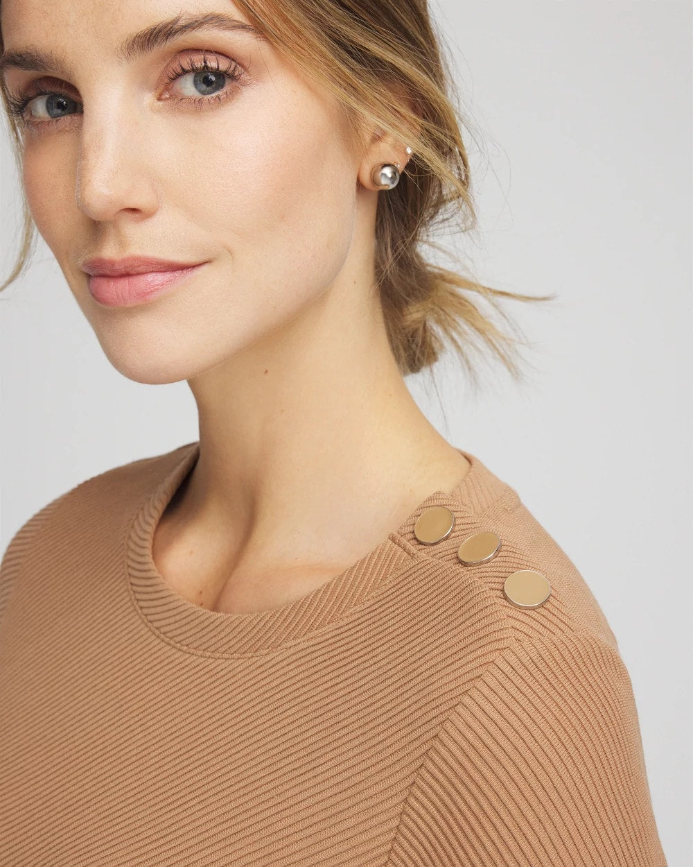 Caramel Apple Zenergy® Ottoman Ribbed Tunic