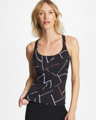 Black/Multi Gottex Kai D-Cup Tankini