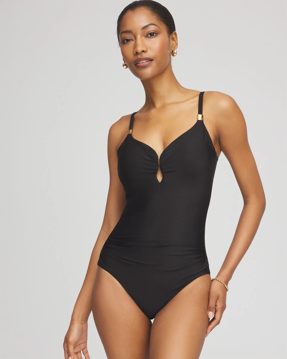 Black Miraclesuit® Razzle Dazzle Antheia One Piece Swimsuit