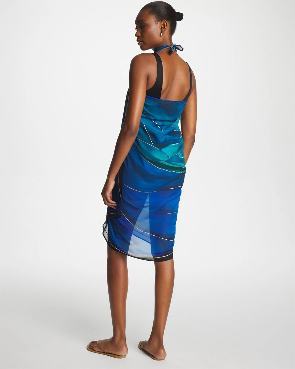 Blue Multi Miraclesuit® Maldiva Pareo