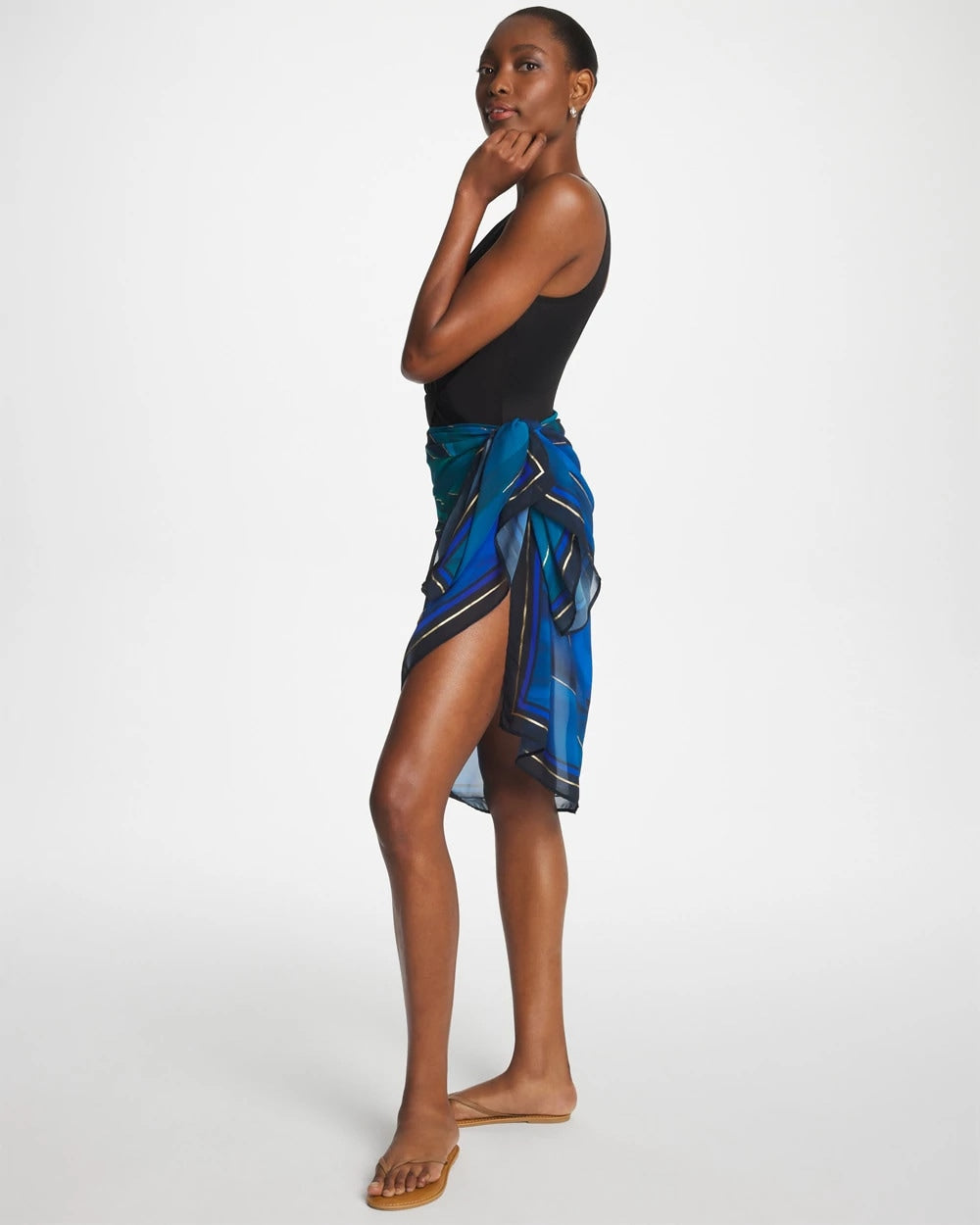 Blue Multi Miraclesuit® Maldiva Pareo
