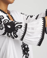 Alabaster Embroidered Beach Swimsuit Cover Up