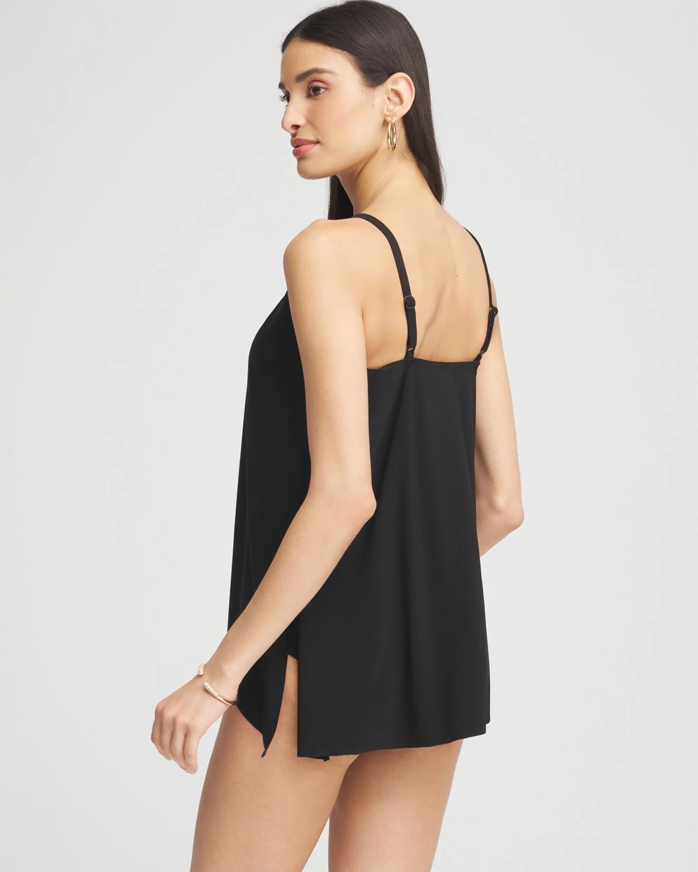 Black Magicsuit® Square Cut Beverly Swimdress