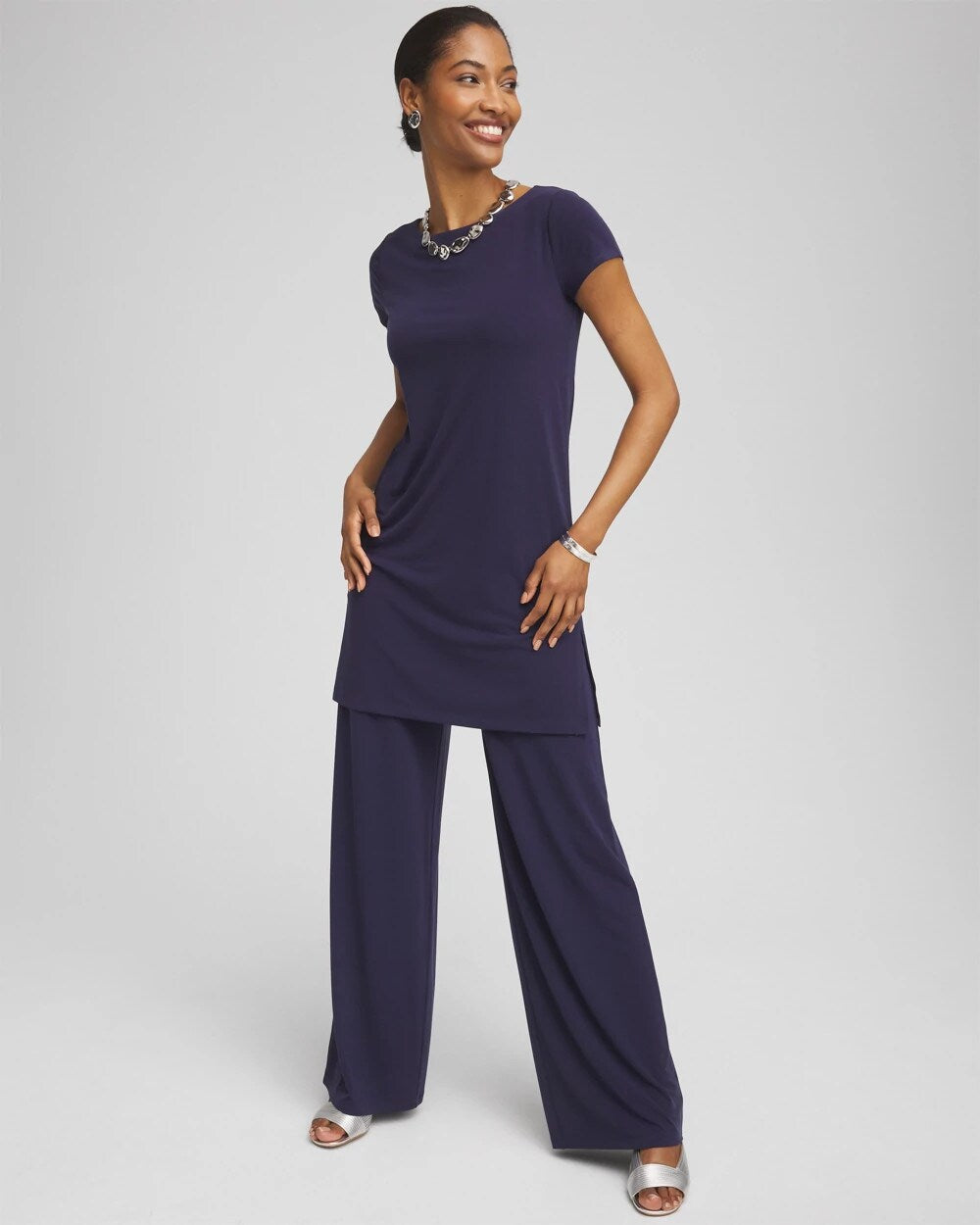 Passport Blue Travelers™ Knit Tunic