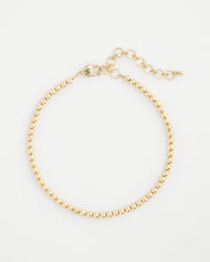 Gold Golden Beaded Necklace