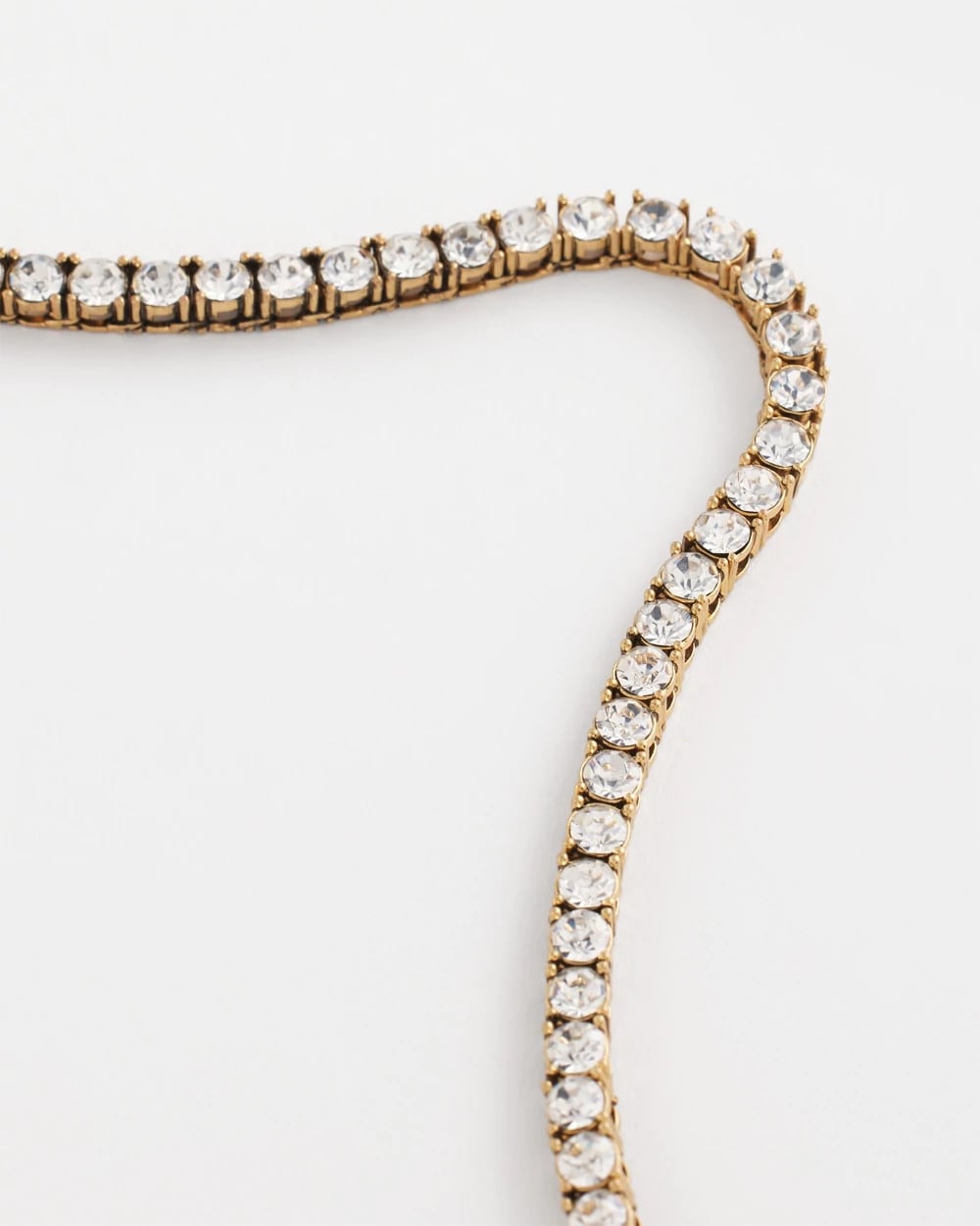 Gold Vintage Tennis Necklace