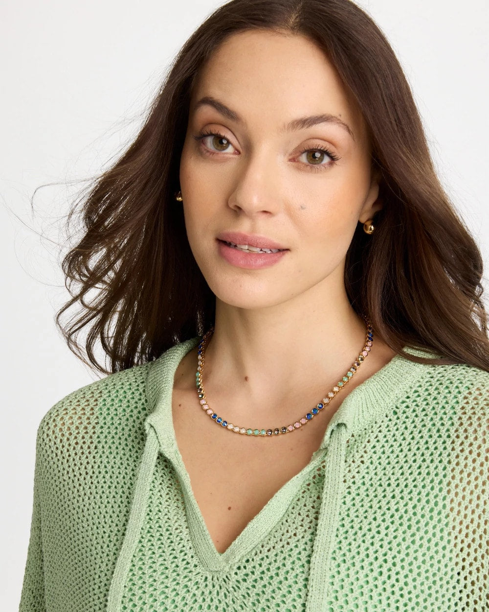 Multi Tennis Necklace