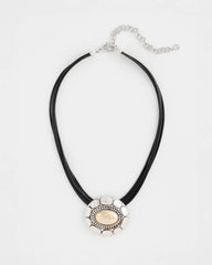 Mixed Metals Mixed Metal Pendant Necklace